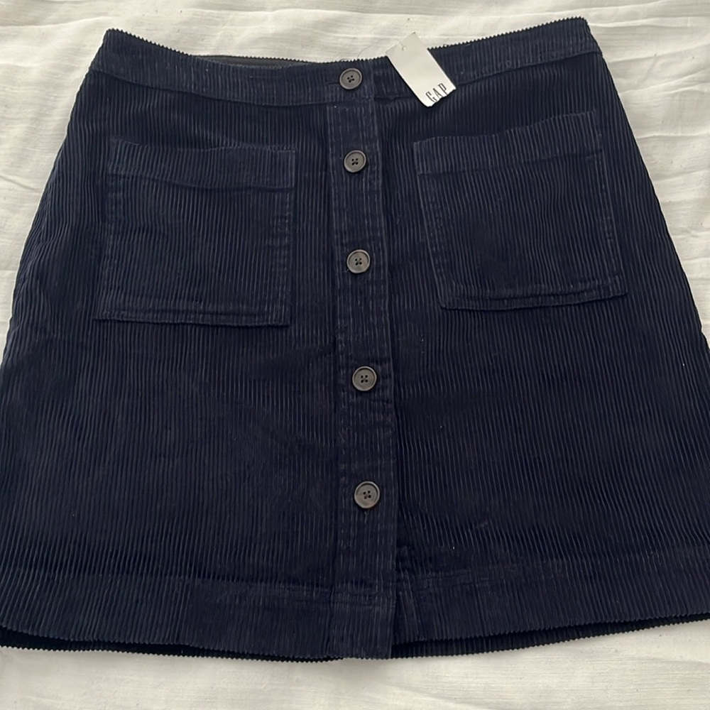 NWT GAP Corduroy Pocket Skirt